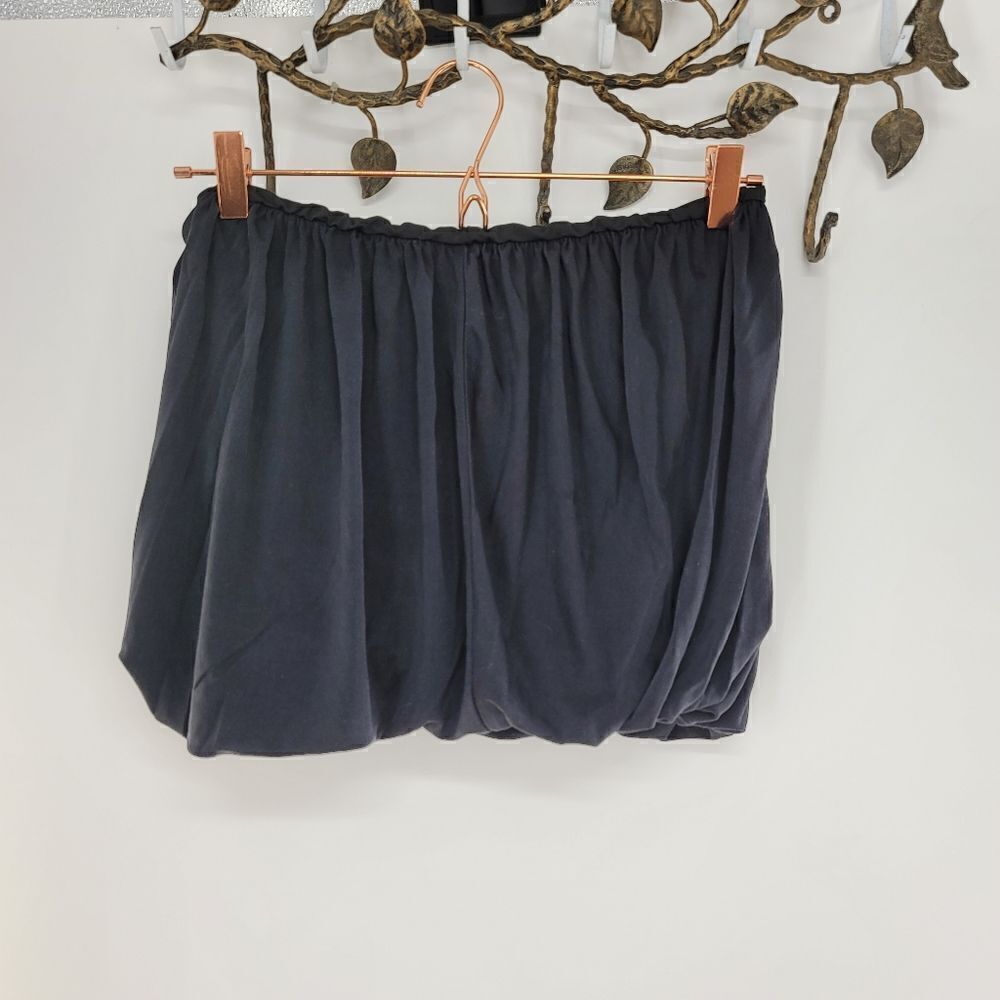 By Malene Birger Black Bubble Mini Skirt
